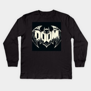 Doom Batman Kids Long Sleeve T-Shirt
